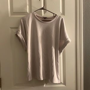 Express Shirt (mauve and cream colored)